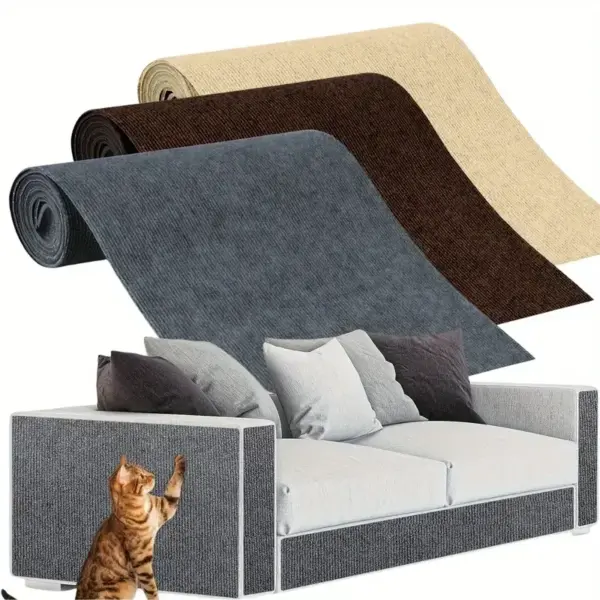 Trimmable Cat Scratching Mat Self-Adhesive