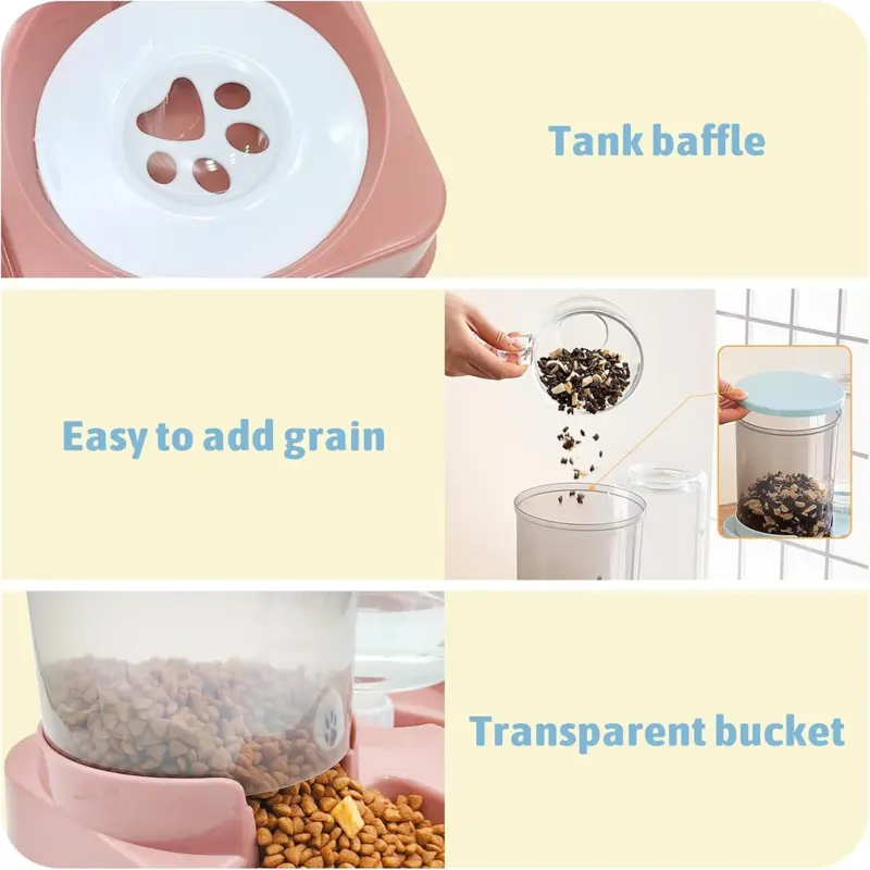 Automatic Pet Food And Water Feeder Gravity - Image 6