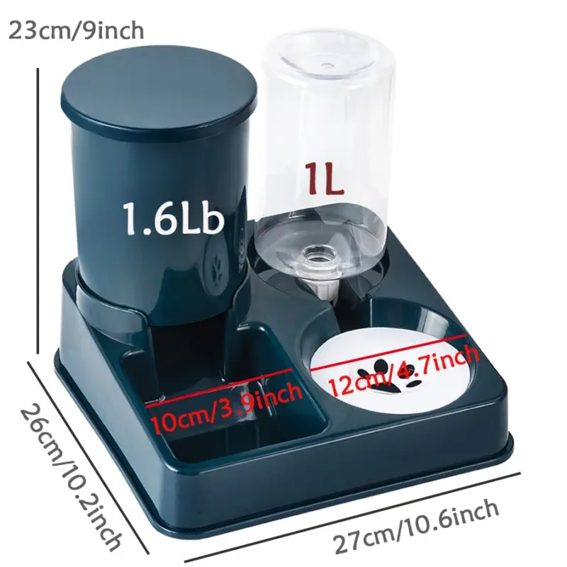 Automatic Pet Food And Water Feeder Gravity - Image 2